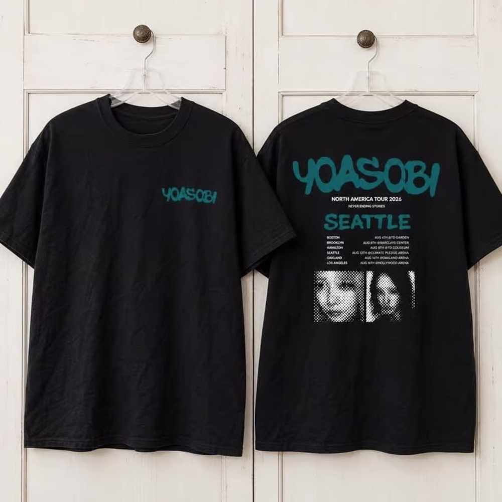 Kids' Seattle Tour Graphic Tee - Black/Teal